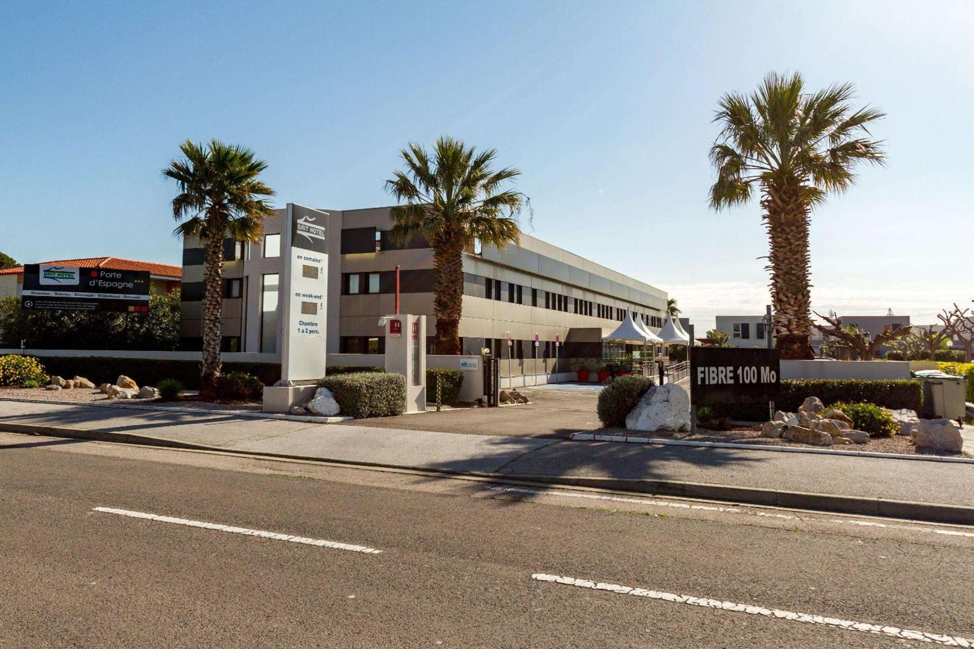Brit Hotel Porte D'Espagne Perpignan Eksteriør bilde